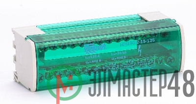 Кросс-модуль ШН-103 на DIN-рейку 2х15 групп 125А DEKraft 32016DEK