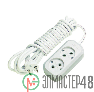 Удлинитель 2х5м без заземл. 10А IP20 Makel MGP104