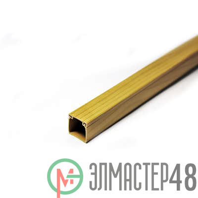 Кабель-канал 12х12 L2000 пластик с двойным замком сосна УралПак КК-3112012-200