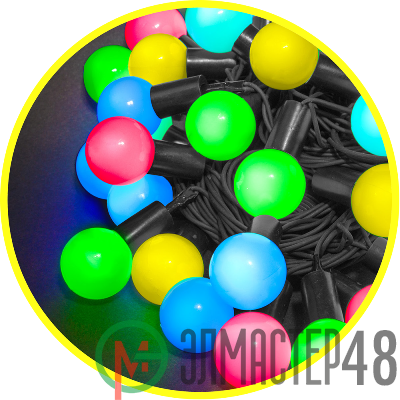 Гирлянда 61 837 NGF-B02-70RGB-10-8m-230-BL-IP44 Navigator 61837