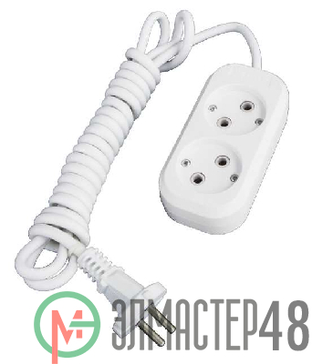 Удлинитель 2х5м без заземл. 10А IP20 Е-202 АБС-пл. ПВС 2х0.75 UNIVersal 9631961