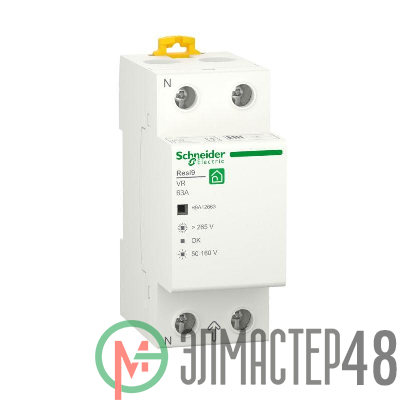 Реле напряжения RESI9 63А 1P+N 230В 50Гц SchE R9A12663