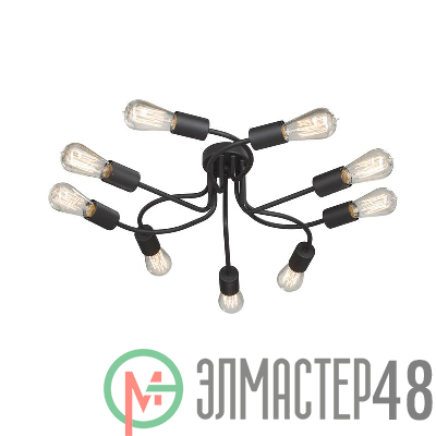 Люстра 9хE27 макс. 60Вт Vitaluce V4449-1/9PL