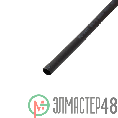 Трубка термоусадочная 6.0/3.0 1м черн. Rexant 20-6006