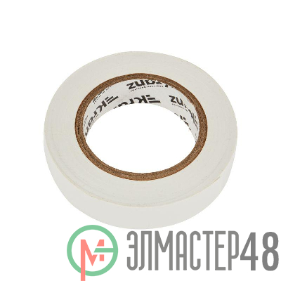 Изолента ПВХ 0.13х15мм 20м бел. (уп.10шт) Kranz KR-09-2601
