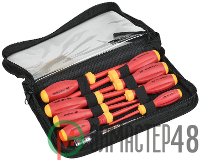 Набор отверток диэлектрических K3 (6 предметов) ARMA2L 3 IEK A2L3-NS30-K3-09
