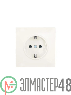 Розетка 1-мест. с защитн.шторк. СП ZIMA IP20 16А ПБТ безвинт. зажим слон. кость LEZARD 704-9088-124BQC
