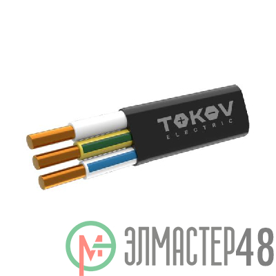 Кабель TOKOV ELECTRIC ППГ-Пнг(А)-HF 3х2.5 ОК (N PE) 0.66кВ (уп.100м) ТХМ00409102