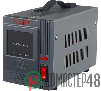 Стабилизатор напряжения АСН-1000/1-Ц 1ф 1кВт IP20 релейный Ресанта 63/6/2