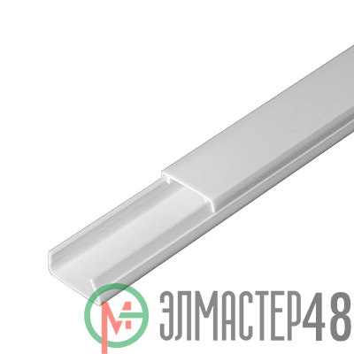 Кабель-канал 20х10 L2000 с двойн. замком бел. Промрукав PR.0325203