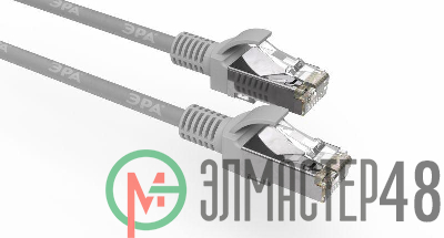Патч корд F/UTP кат.5e PC-3F-A 3м сер. Simple Эра Б0051383