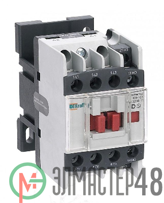 Контактор КМ-103 12А 220В АС3 1НО+1НЗ SchE 22108DEK