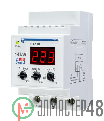 Реле напряжения РН-106 1ф НовАтек-Электро 3425600115