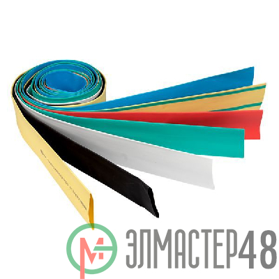 Набор трубок термоусадочных 10/5; 12/6; 16/8; 20/10; 25/12.5; 30/15; 40/20 (7 цветов по 7шт 1м) PROxima EKF tut-n-1-r