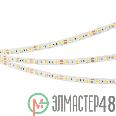 Лента светодиодная RT-B60-10mm 12V Warm 3000К 14.4Вт/м IP20 5060 (уп.5м) Arlight 028583(2)