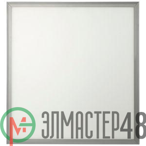 Светильник светодиодный SPL-5-40-6K (S) NationStar 595х595х8 40Вт 2800лм 6500К IP40 Ra>80 панель ультратонкая серебр. (без драйвера) ЭРА Б0026960