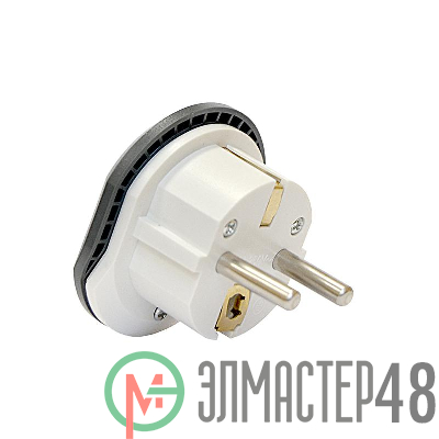 Переходник универсальный плоский с заземл. бел. 16А 250В UNIVersal 2229