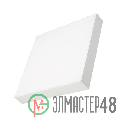Светильник светодиодный SP-QUADRO-S400x400-40W Warm3000 WH 120 deg IP40 230В металл Arlight 034797