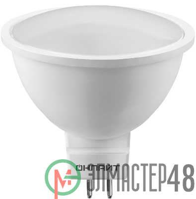 Лампа светодиодная 71 641 OLL-MR16-7-230-4K-GU5.3 7Вт 4000К бел. GU5.3 480лм 176-264В ОНЛАЙТ 71641