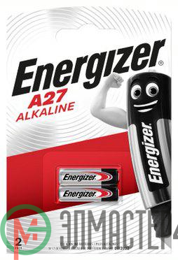 Элемент питания алкалиновый ENR Alkaline A27 FSB2 (блист.2шт) Energizer E301536400