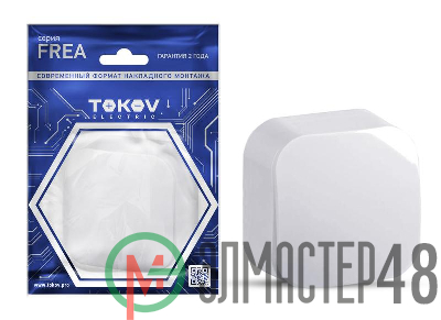 Выключатель 1-кл. ОП Frea 10А IP20 250В АБС-пластик бел. TOKOV ELECTRIC TKE-FR-V1-C01