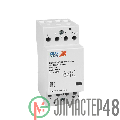 Контактор модульный OptiDin MK-100-2531-230AC КЭАЗ 321159