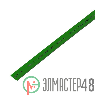 Трубка термоусадочная 8.0/4.0 1м зел. REXANT 20-8003
