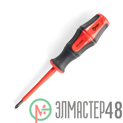 Отвертка диэлектрическая "Профи" PH1х80 КВТ 78611