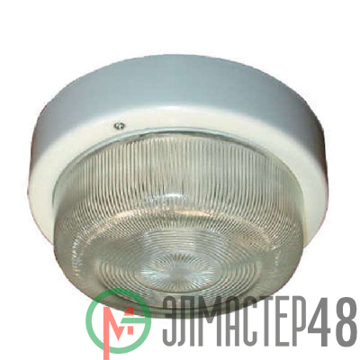Светильник НПП 03-60-003 "Селена 3" 1х60Вт E27 IP65 корпус бел. Элетех 1005500180