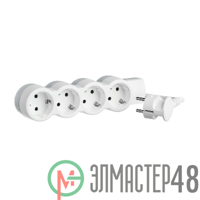 Удлинитель 4х1.5м с заземл. 16А IP20 "Стандарт" Leg 695006