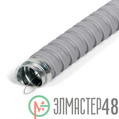Металлорукав МРПИнг 50 с протяжкой сер. (уп.15м) Fortisflex 88314