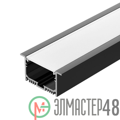 Профиль SL-LINIA62-F-2500 BLACK+OPAL с экраном алюм. Arlight 036307