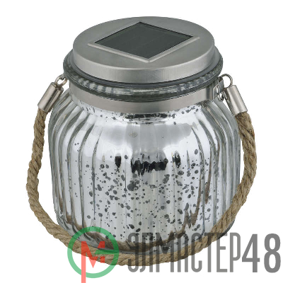 Светильник садовый USL-M-211/GN120 SILVER JAR на солн. батарее IP44 Uniel UL-00003209