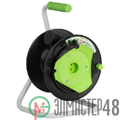 Удлинитель на пластик. катушке 1х15м без заземл. GAZ-2x0.75-15m Greenline ПВС 2х0.75 Эра Б0065096