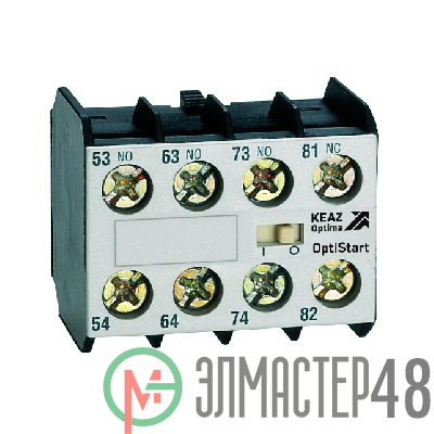 Блок контактный OptiStart K-MX-1022 фронтал. 2НО+2НЗ для мини-контакторов M КЭАЗ 335855