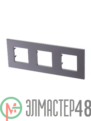 Рамка 3-м 6мод. Zenit шампань ABB 2CLA227300N1901