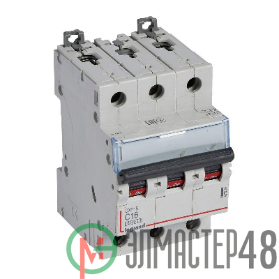 Выключатель автоматический модульный 3п C 16А 6кА DX3-E 6000 3мод. 230/400В Leg 407291