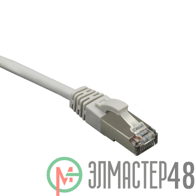Патч-корд FTP кат.5E 4х2 26AWG (7х0.16мм) Cu LSZH сер. 3м SUPRLAN 10-0718