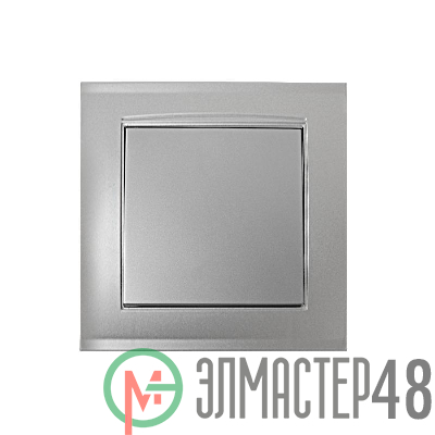 Выключатель 1-кл. СП Бриллиант 10А IP20 серебр. Universal 7949612