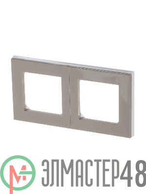 Рамка Levit 2п кофе макиато/бел. ABB 2CHH015020A6018
