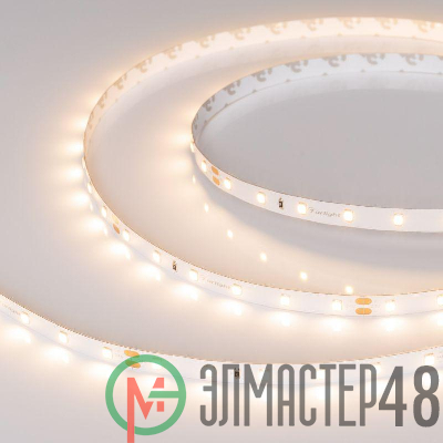 Лента светодиодная RT-A60-8mm 24V Warm 3000К CRI98 4.8Вт/м IP20 2835 открыт. (уп.5м) Arlight 027935(2)