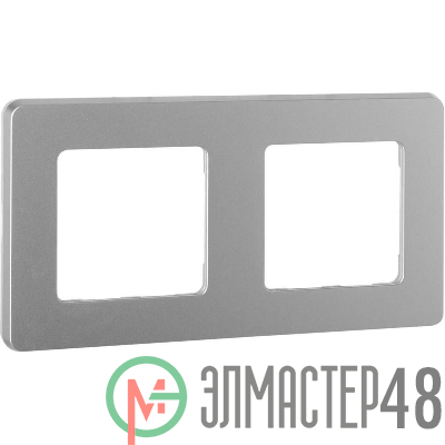 Рамка 2-м Inspiria алюм. Leg 673942