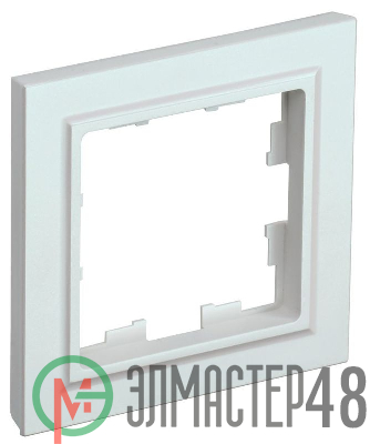 Рамка 1-м BRITE РУ-1-БрЖ жемчуж. IEK BR-M12-K36