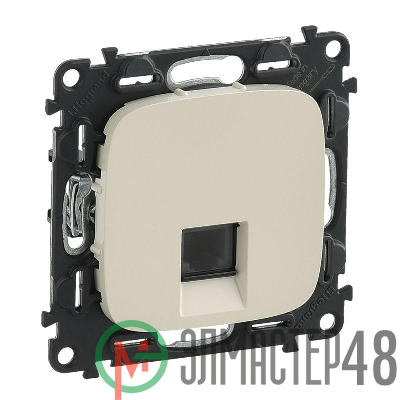 Механизм розетки телефонной Valena Allure 1 выход RJ11 с лиц. панелью сл. кость Leg 753838