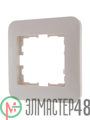 Рамка 1-м KARINA LIFE горизонт. крем. LEZARD 708-0300-146