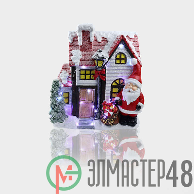 Фигура керамическая "Рождественский дом" 37.5х20х42.5см NEON-NIGHT 505-010