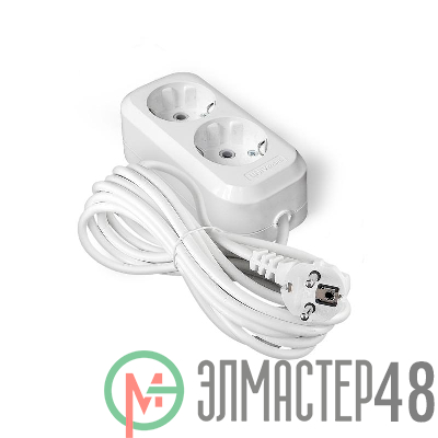 Удлинитель 2х10м с заземл. IP20 Е-302А ПВС 3х1.5 Universal 1721
