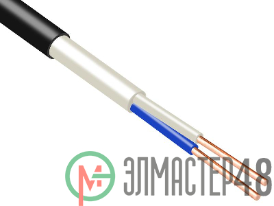 Кабель ВВГнг(А)-FRLS 2х1.5 ок (N) 0.66кВ (м) Промэл 13475770
