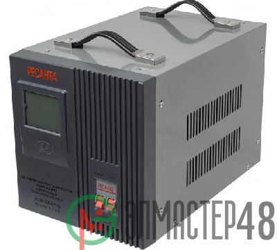 Стабилизатор напряжения АСН-3000/1-Ц 1ф 3кВт IP20 релейный Ресанта 63/6/5