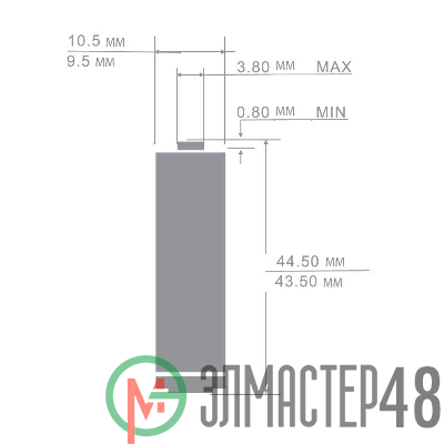 Аккумулятор R03 NI-MN 1100мА.ч BP-2 (блист.2шт) Camelion 7372